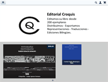 Tablet Screenshot of editorialcroquis.com